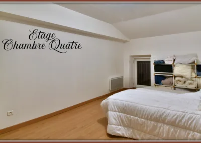 Annonces immobilières à Vouzailles 86170 longère maison plain-pied géothermie Parthenay Neuville-de-Poitou Poitiers - étage chambre 4 - agence immobilière - Buxerolles 86180