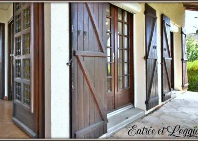 Annonces immobilières à Buxerolles 86180 - Entrée et loggia, maison - agence immobilière