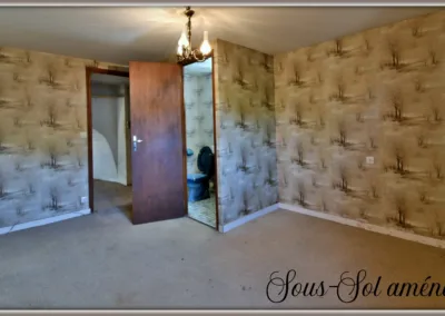 Annonces immobilières à Buxerolles 86180 - Sous-sol partiellement aménagé - agence immobilière