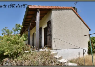 Annonces immobilières à Buxerolles 86180 - Façade côté droit maison - agence immobilière