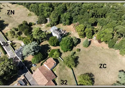 Annonces immobilières à Biard 86580, aux portes de Poitiers, vue d’ensemble hors terrains constructibles rue Turquand - agence immobilière - Buxerolles 86180