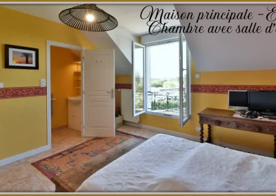 Annonces immobilières à Biard 86580, aux portes de Poitiers, à l’étage de la maison principale, chambre 4 avec salle d’eau - agence immobilière - Buxerolles 86180