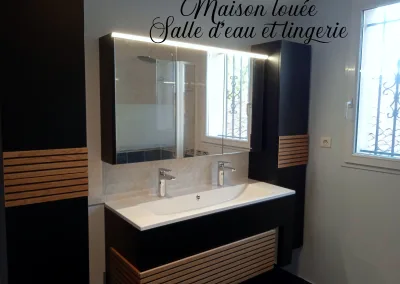 Annonces immobilières à Biard 86580, aux portes de Poitiers, location au 32 - Salle d’eau et lingerie - agence immobilière - Buxerolles 86180