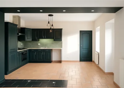 Annonces immobilières à Biard 86580 – Cuisine ouverte et espace salle à manger lumineux - Agence Immobilière - Buxerolles 86180