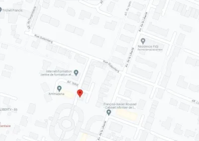 Annonces immobilières à Buxerolles 86180 appartement T2 à louer - Carte de localisation du quartier Didot et des commodités - agence immobilière