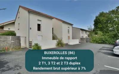 BUXEROLLES 86180, immeuble de rapport – Investissement sur Poitiers